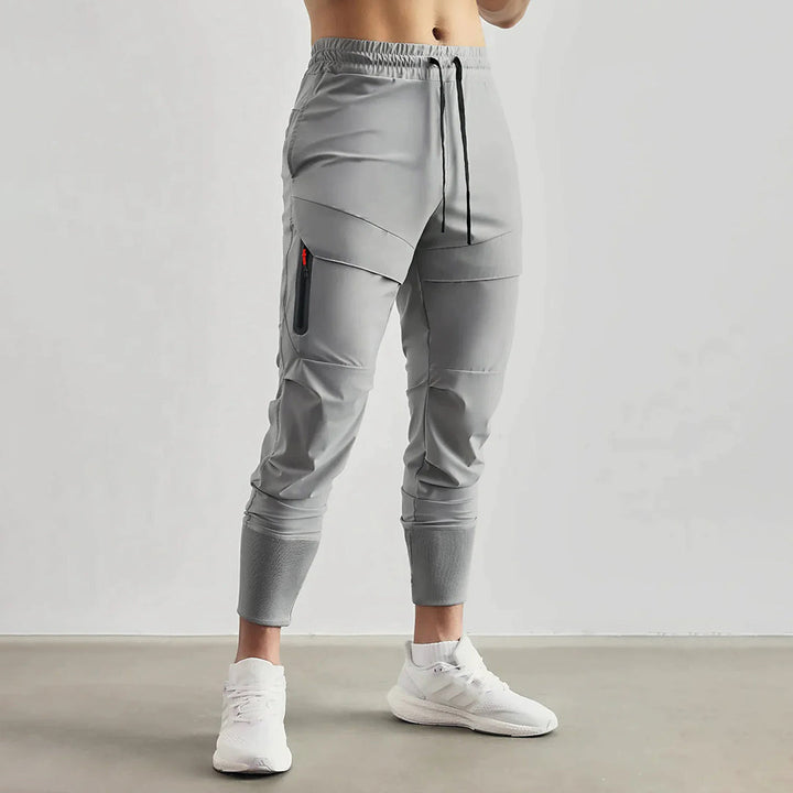 Pantalon de jogging homme avec poches cargo – Pantalon d'entraînement sportif coupe slim pour le quotidien et le fitness