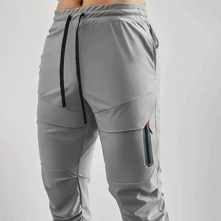 Pantalon de jogging homme avec poches cargo – Pantalon d'entraînement sportif coupe slim pour le quotidien et le fitness