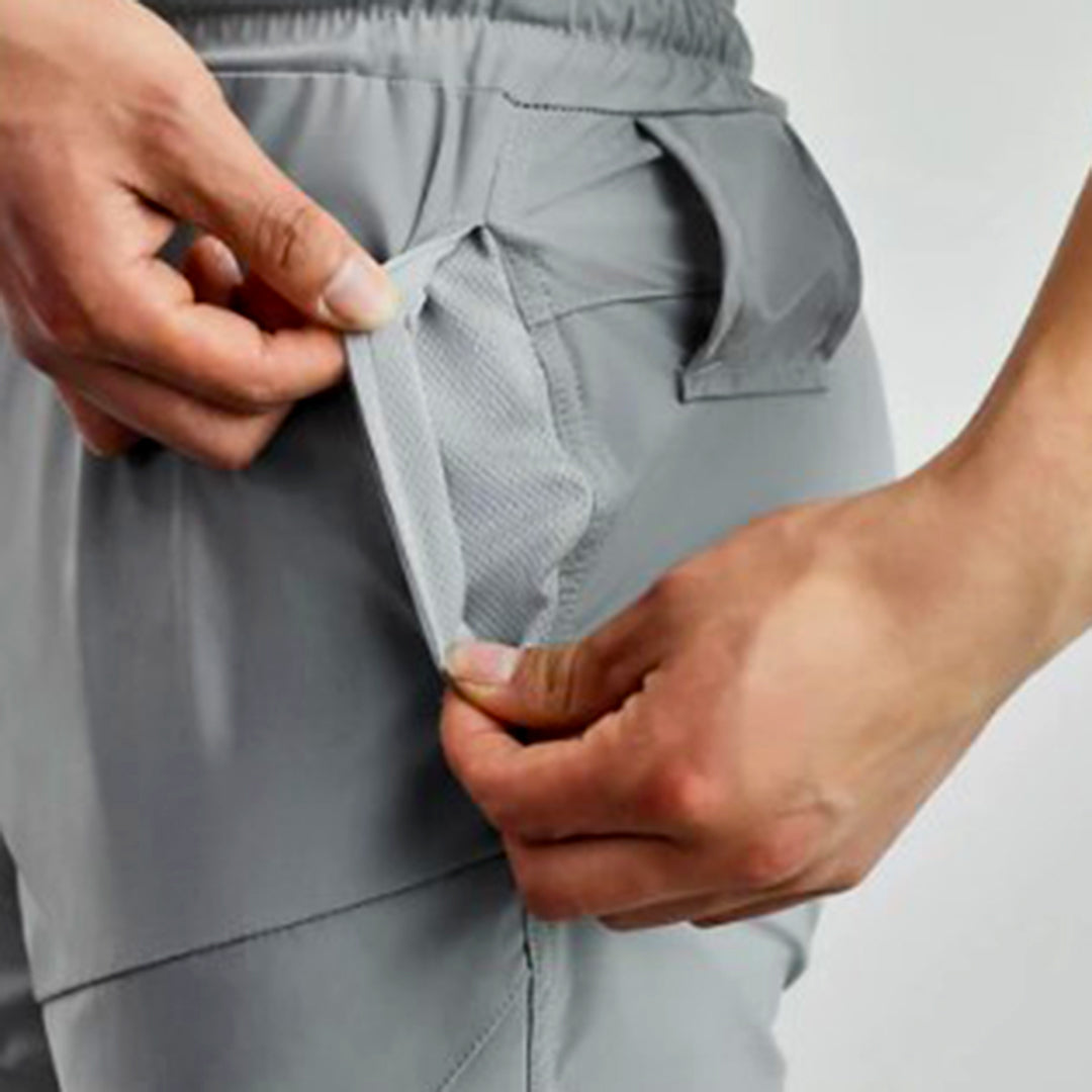 Pantalon de jogging homme avec poches cargo – Pantalon d'entraînement sportif coupe slim pour le quotidien et le fitness