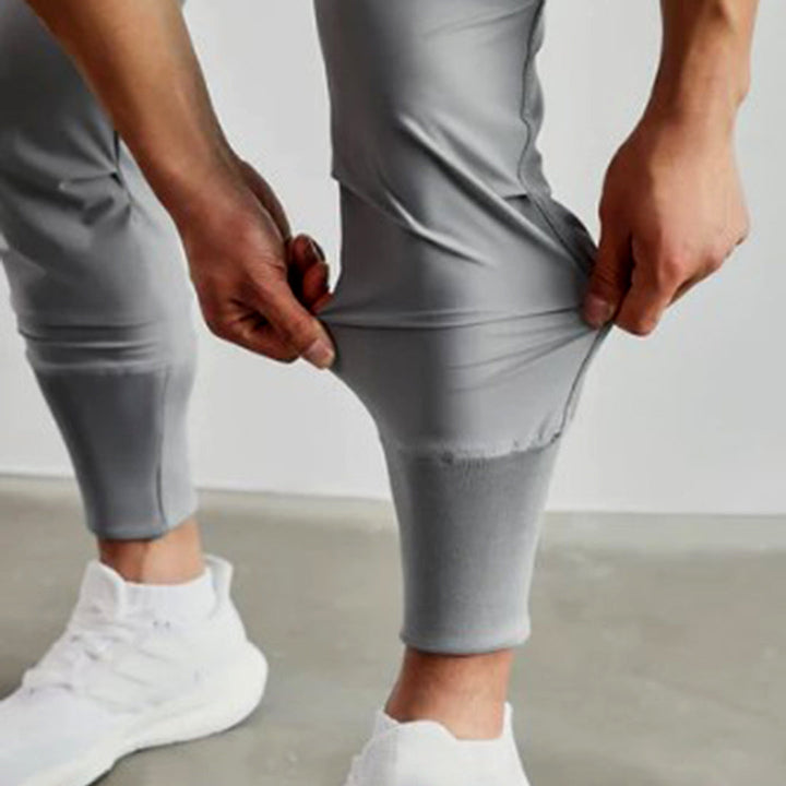 Pantalon de jogging homme avec poches cargo – Pantalon d'entraînement sportif coupe slim pour le quotidien et le fitness
