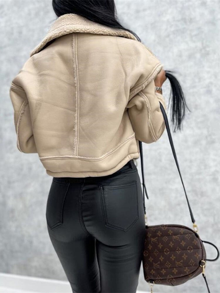 Gabriella - Retro warme Felljacke
