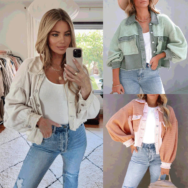 Rahel - Giacca - Elegante - Materiale lussuoso - Ideale per la primavera per donna