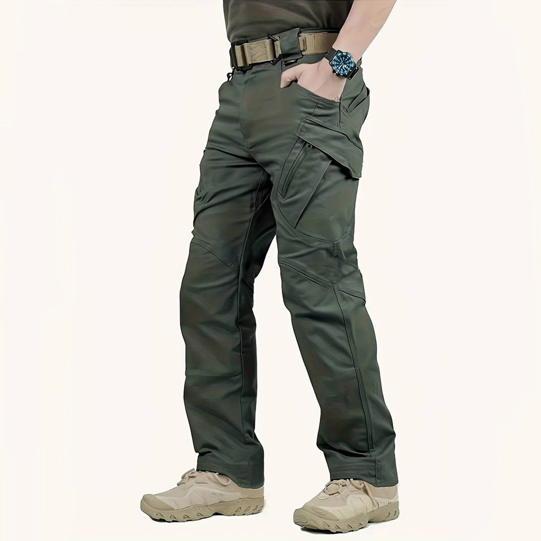 Herren Tactical Cargo Hose – Robuste Outdoorhose mit Reißverschlusstaschen & Stretch für Arbeit, Wandern & Abenteuer
