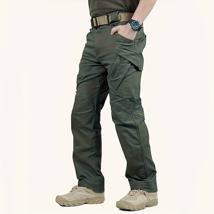 Herren Tactical Cargo Hose – Robuste Outdoorhose mit Reißverschlusstaschen & Stretch für Arbeit, Wandern & Abenteuer