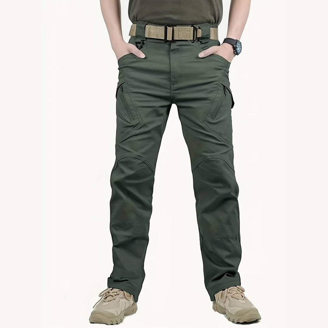 Herren Tactical Cargo Hose – Robuste Outdoorhose mit Reißverschlusstaschen & Stretch für Arbeit, Wandern & Abenteuer