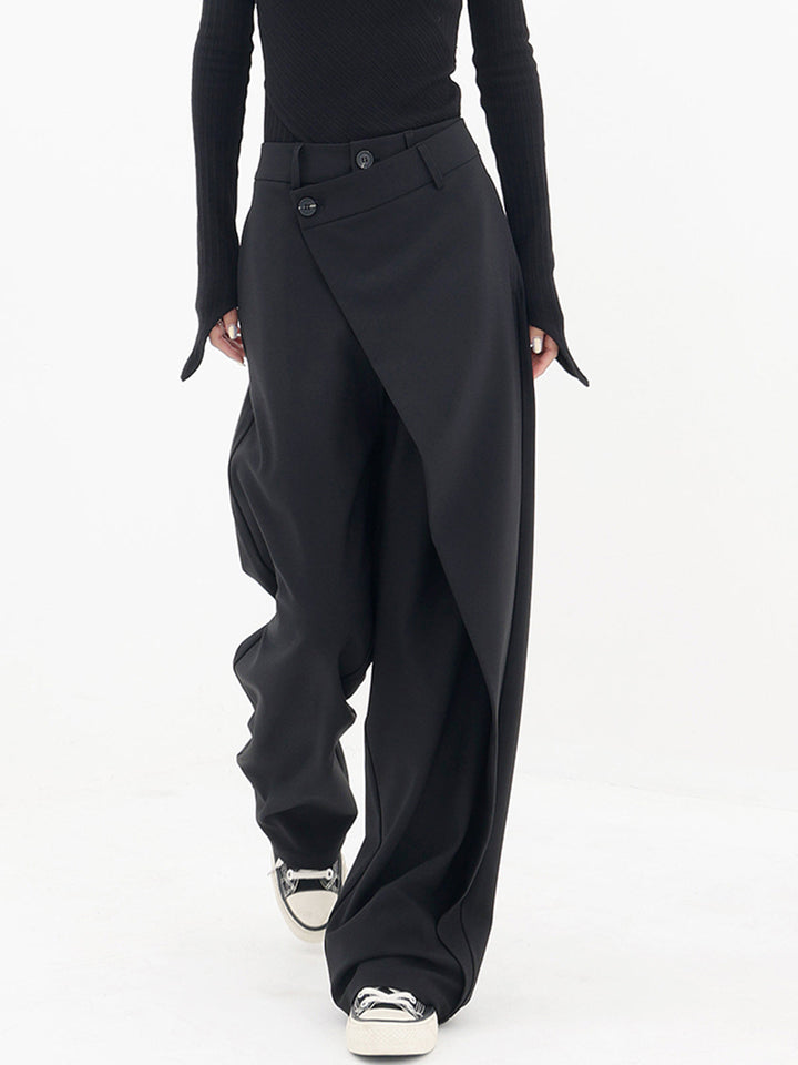 Theda - PANTALON BAGGY ASYMÉTRIQUE