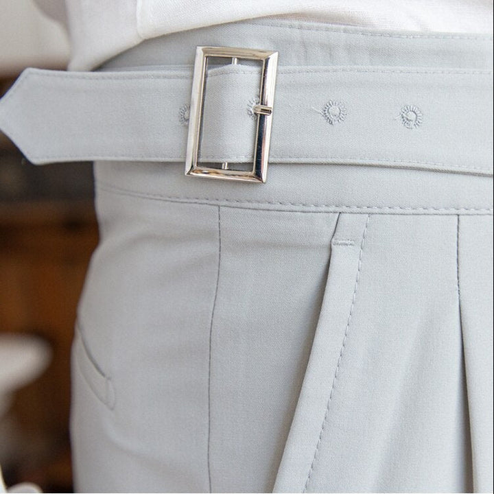 Zeke - Pantalon élégant pour homme avec boucle