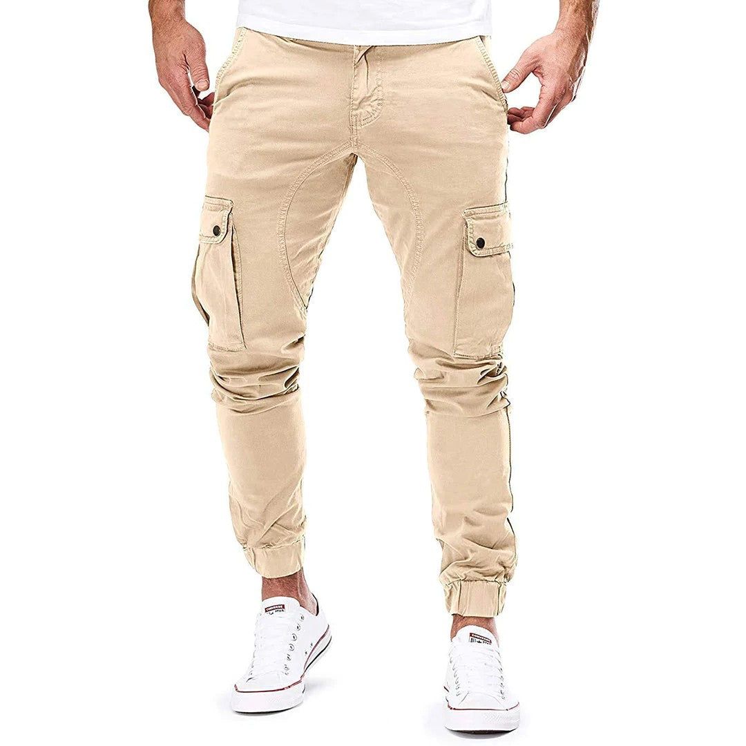 Norvien - Pantalon cargo - Décontracté - Style formel - Convient pour tous les jours pour hommes