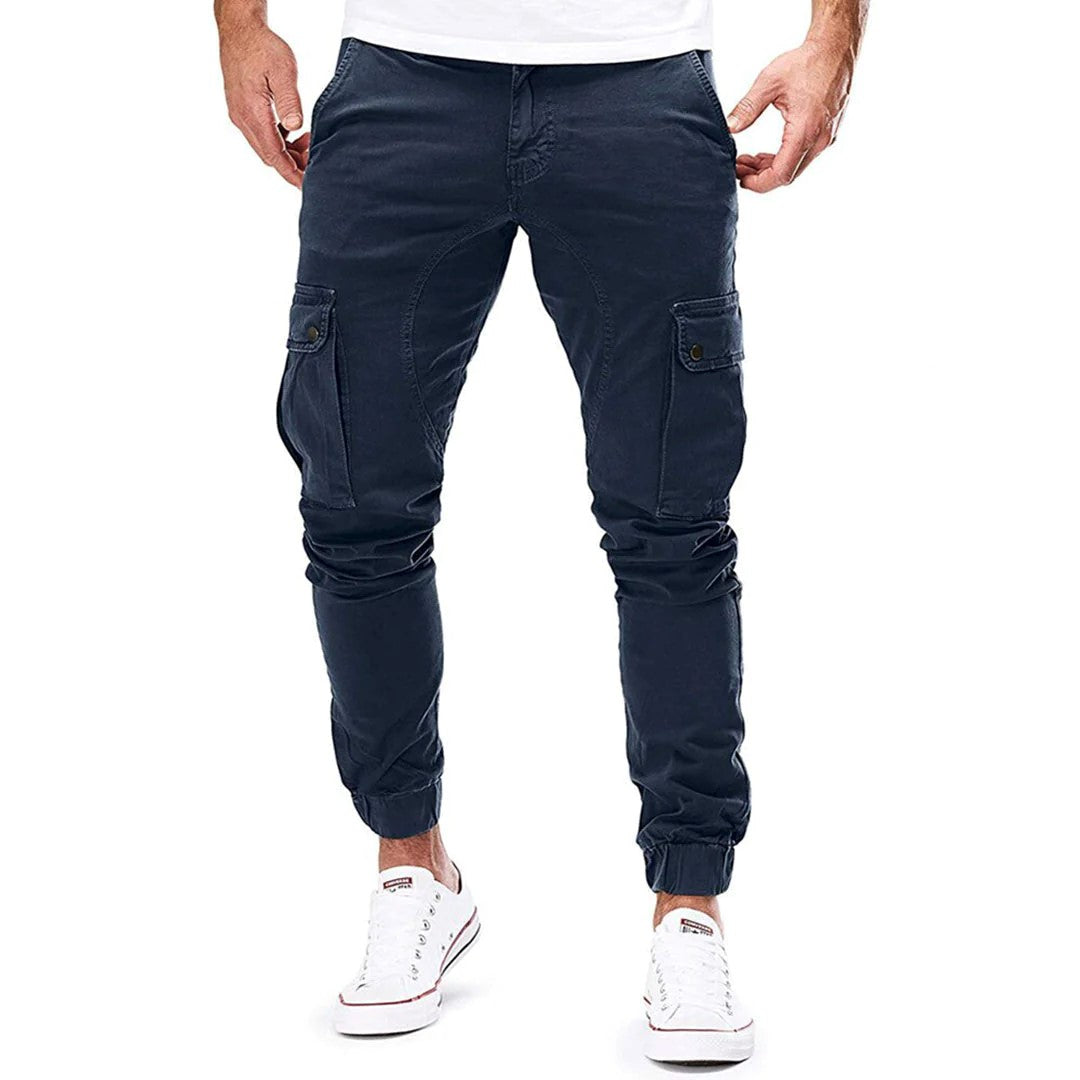 Norvien - Pantalon cargo - Décontracté - Style formel - Convient pour tous les jours pour hommes