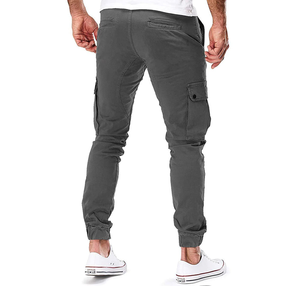 Norvien - Pantalon cargo - Décontracté - Style formel - Convient pour tous les jours pour hommes