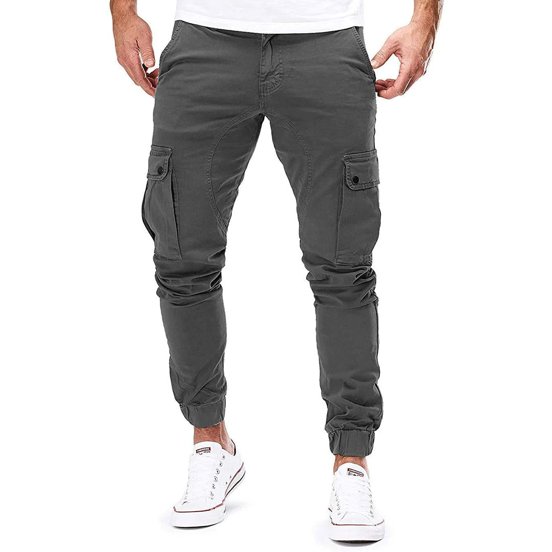 Norvien - Pantalon cargo - Décontracté - Style formel - Convient pour tous les jours pour hommes