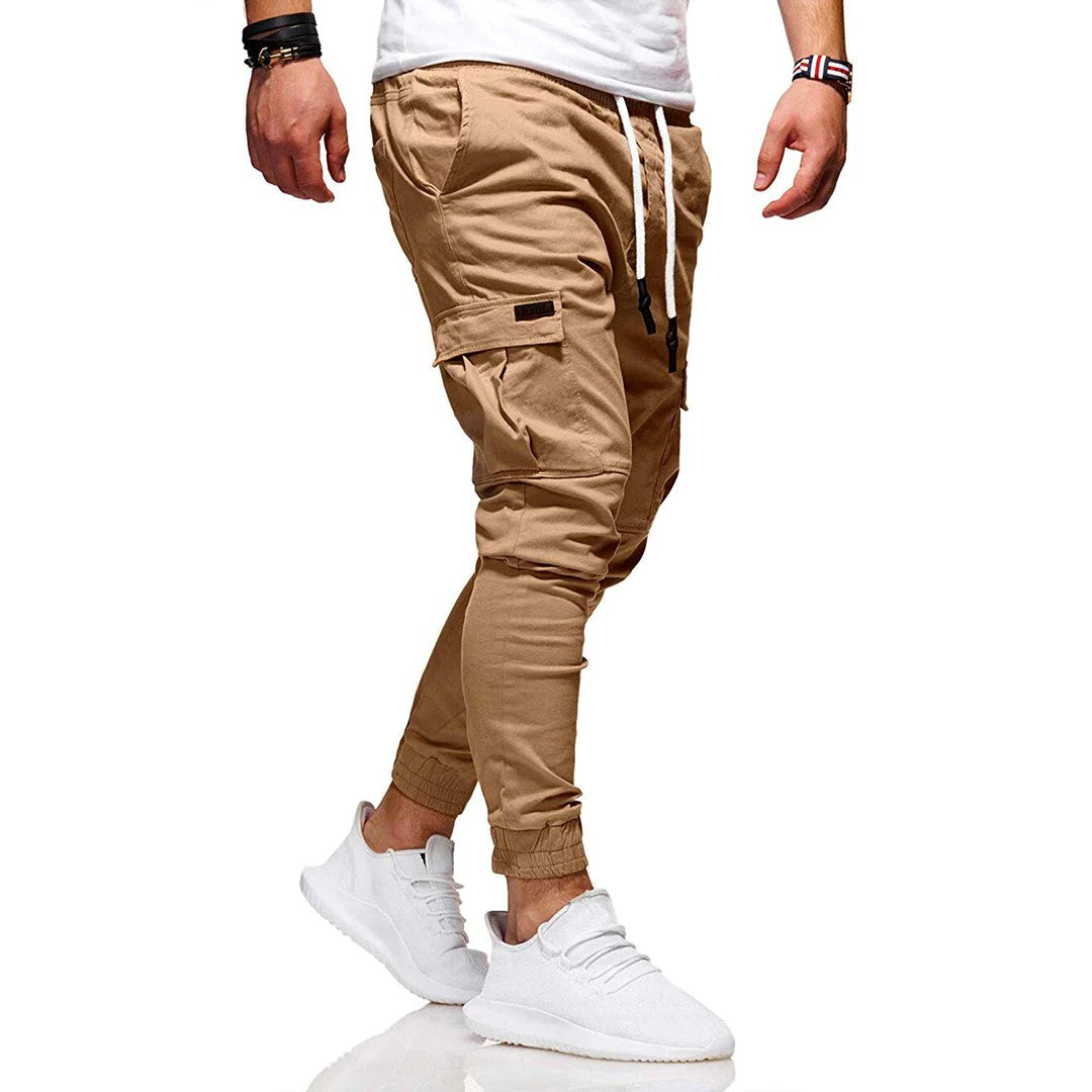 Norvien - Pantalon cargo - Décontracté - Style formel - Convient pour tous les jours pour hommes