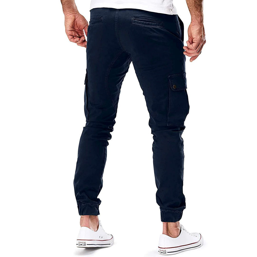 Norvien - Pantalon cargo - Décontracté - Style formel - Convient pour tous les jours pour hommes
