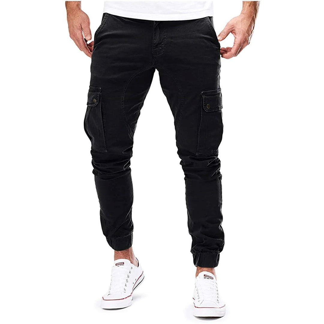 Norvien - Pantalon cargo - Décontracté - Style formel - Convient pour tous les jours pour hommes