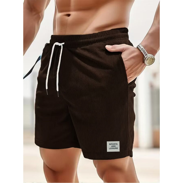Men's casual shorts with drawstring – Comfortable summer pants for sports & everyday use