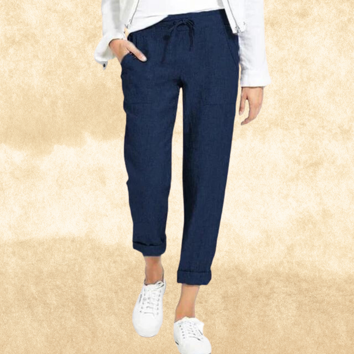 LUCY - Pantalon ample avec cordon de serrage