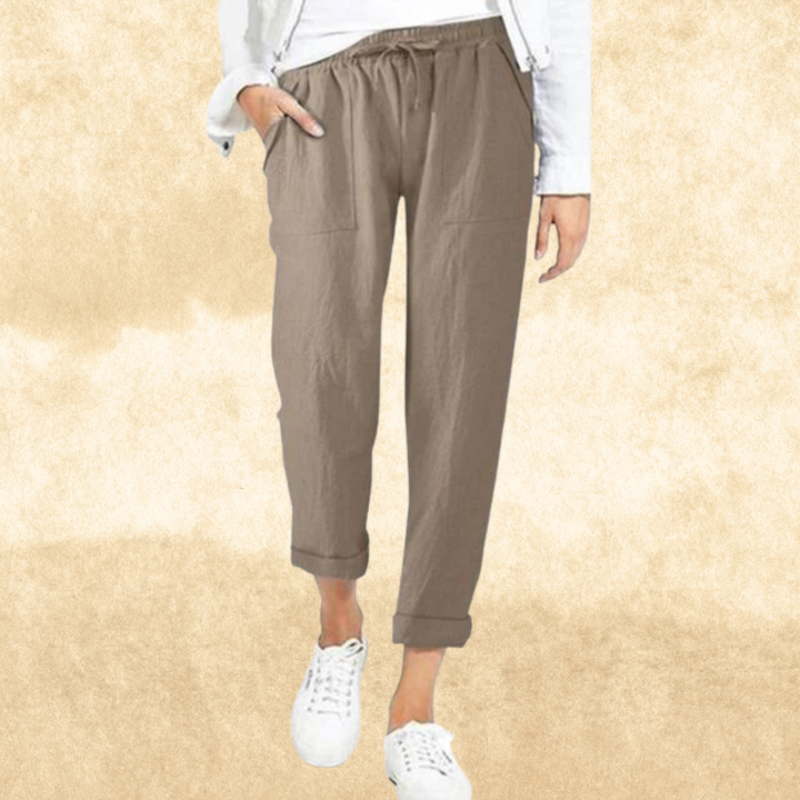 LUCY - Pantalon ample avec cordon de serrage