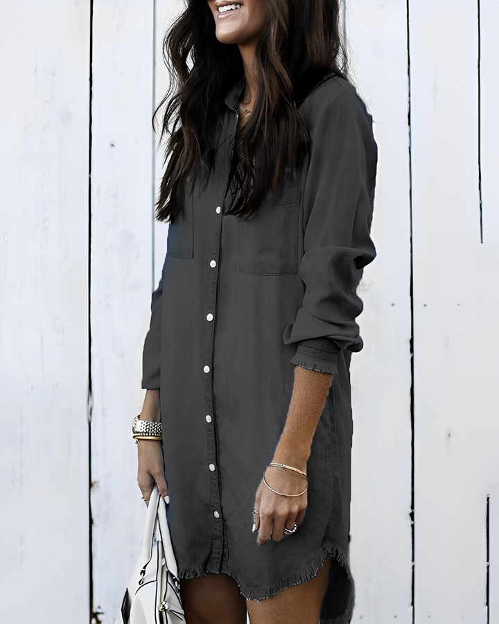 Mariana - Camicia di jeans con abbottonatura