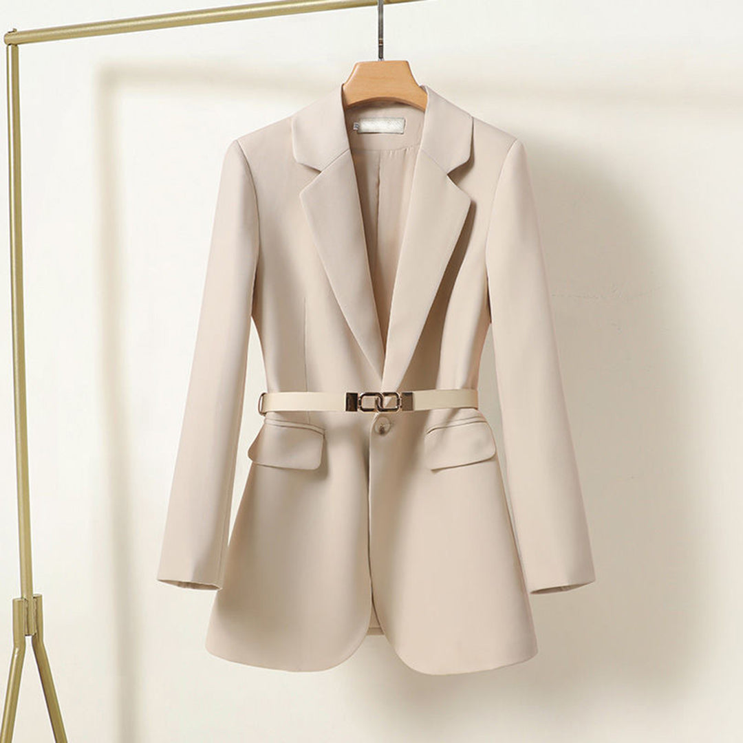 Blazer femme avec ceinture taille – Look business élégant pour bureau & quotidien
