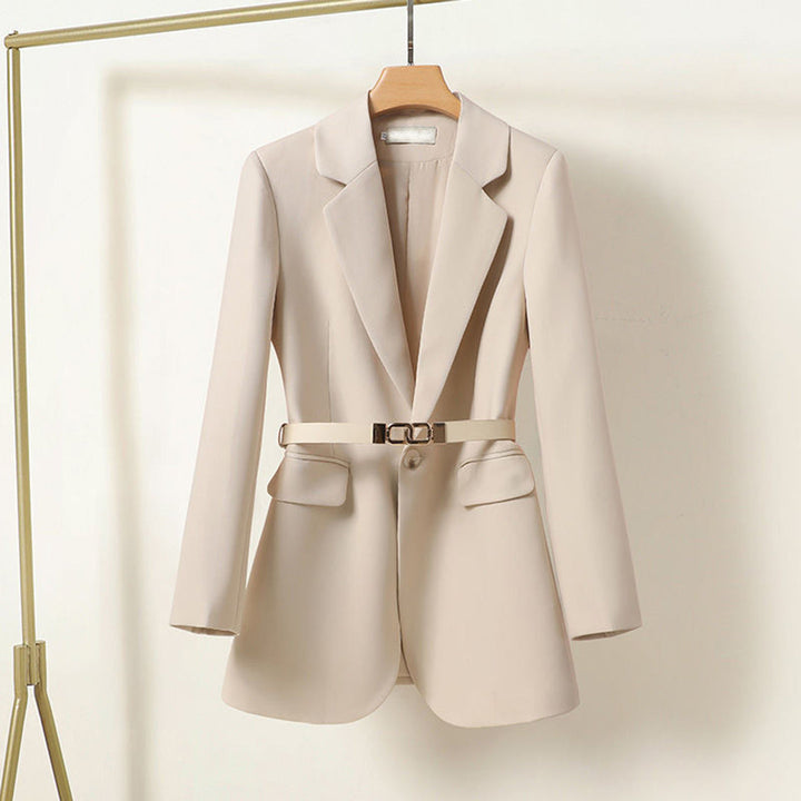 Blazer femme avec ceinture taille – Look business élégant pour bureau & quotidien