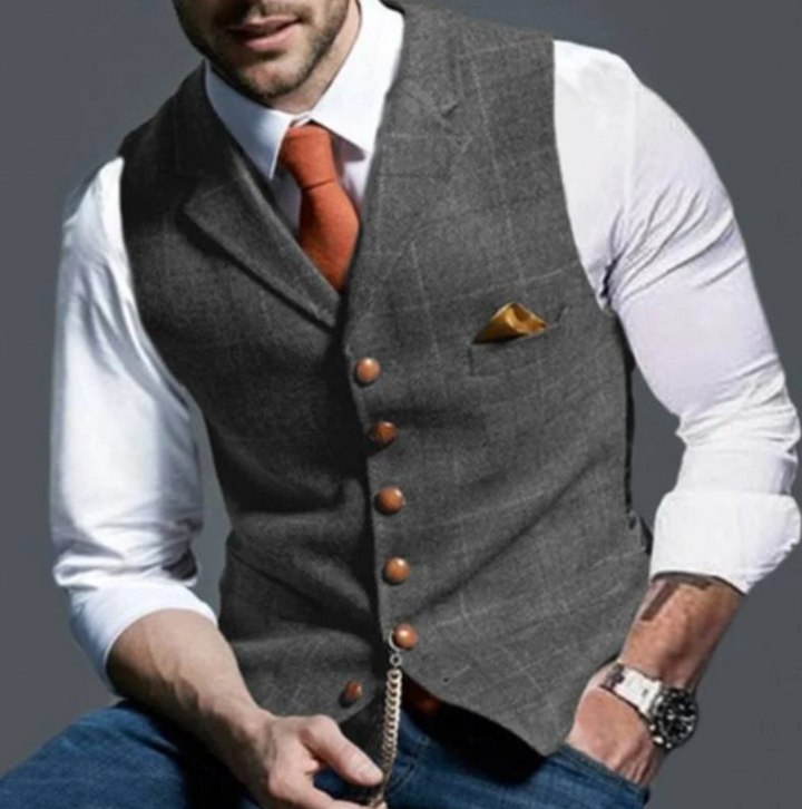 ZAYN - Bellissimo gilet a quadri alla moda