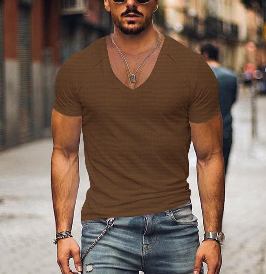 JOHNNI | T-shirt da uomo con scollo a V