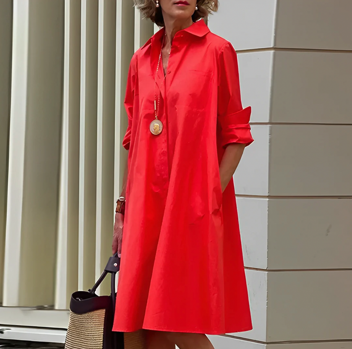 GINA | Super stylish polo dress for spring