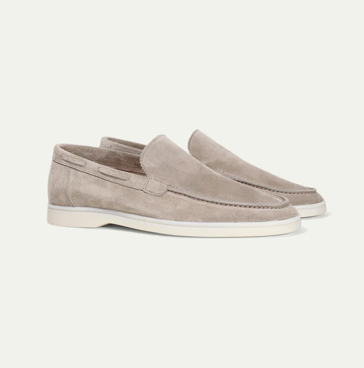 Herren Loafer aus Wildleder – Elegante Slipper mit bequemer Sohle für Sommer, Business & Freizeit