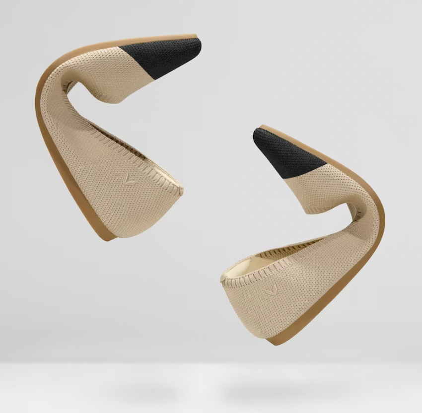 Ballerines pour femmes avec dentelle – Ballerines respirantes avec confort élastique pour bureau, loisirs et quotidien