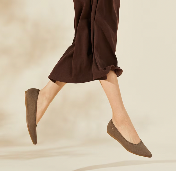Ballerines pour femmes avec dentelle – Ballerines respirantes avec confort élastique pour bureau, loisirs et quotidien