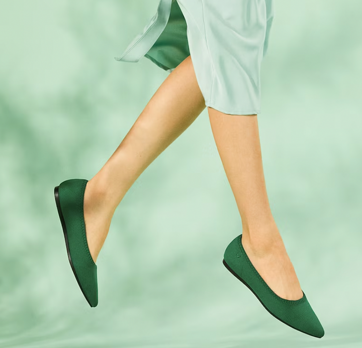Ballerines pour femmes avec dentelle – Ballerines respirantes avec confort élastique pour bureau, loisirs et quotidien