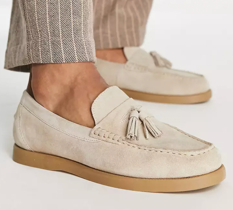 Klassische Herren Loafers aus Wildleder