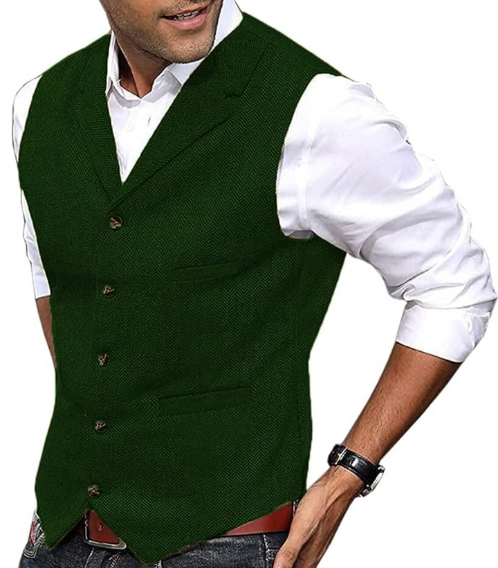 TRACHTIG NICK - Le gilet traditionnel stylé et unique pour hommes