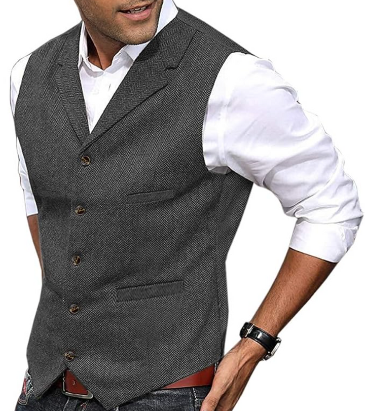 TRACHTIG NICK - Le gilet traditionnel stylé et unique pour hommes