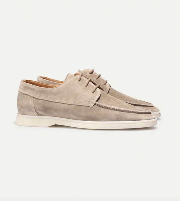 Baskets élégantes pour hommes en daim – Chaussures de loisirs confortables avec semelle sportive