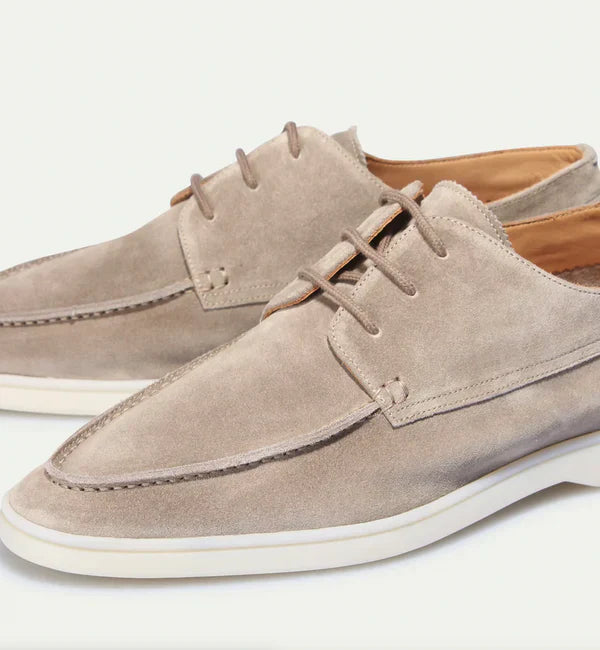 Baskets élégantes pour hommes en daim – Chaussures de loisirs confortables avec semelle sportive