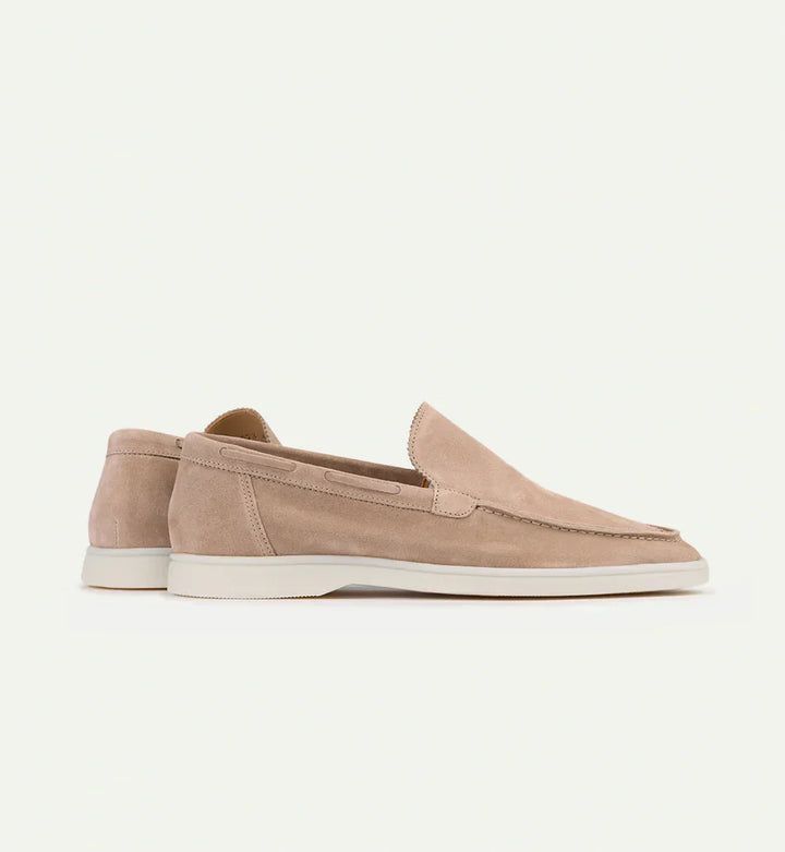 Herren Slipper aus Wildleder – Elegante Loafer mit Gummisohle für Alltag & Business Casual