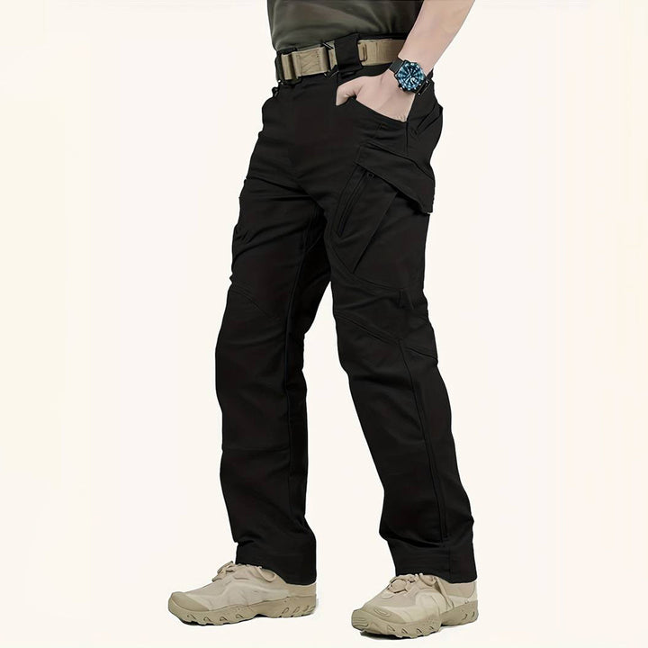 Herren Tactical Cargo Hose – Robuste Outdoorhose mit Reißverschlusstaschen & Stretch für Arbeit, Wandern & Abenteuer