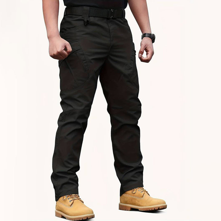 Herren Tactical Cargo Hose – Robuste Outdoorhose mit Reißverschlusstaschen & Stretch für Arbeit, Wandern & Abenteuer