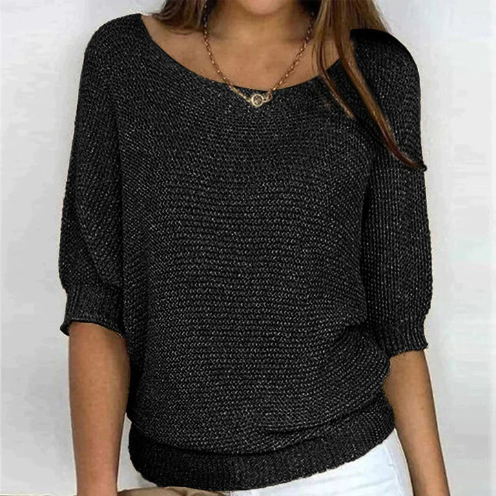 Bellerose - Top - Elegante - Motivo a maglia / Design versatile - Adatto per tutti i giorni per donna