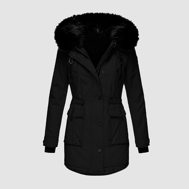 Ashley - winter jacket with fur hood