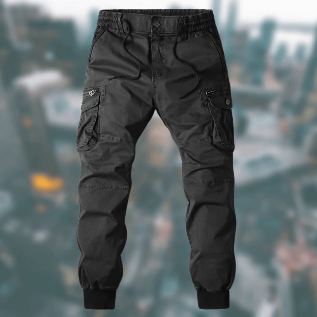 Pantalon de jogging cargo pour hommes – Joggers confortables avec poches et poignets pour plein air et loisirs