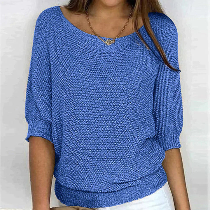 Bellerose - Top - Elegante - Motivo a maglia / Design versatile - Adatto per tutti i giorni per donna