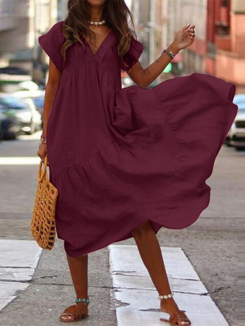 Robe ample élégante « Victoria » – Stylée & féminine