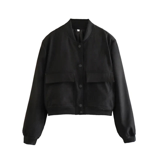 Evelyn - Giacca bomber casual corta