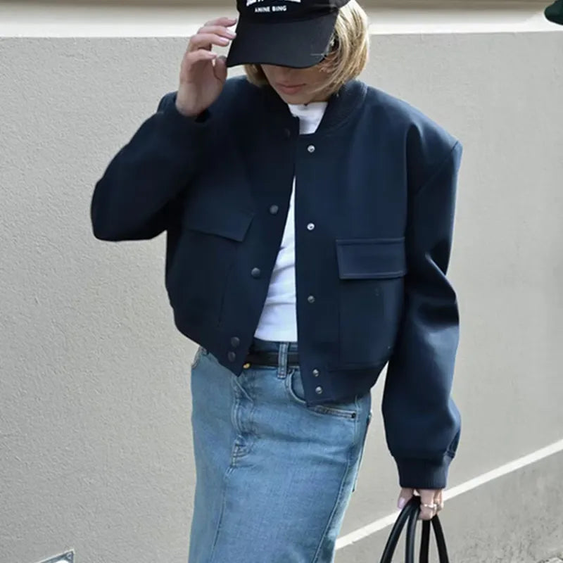 Evelyn - Giacca bomber casual corta