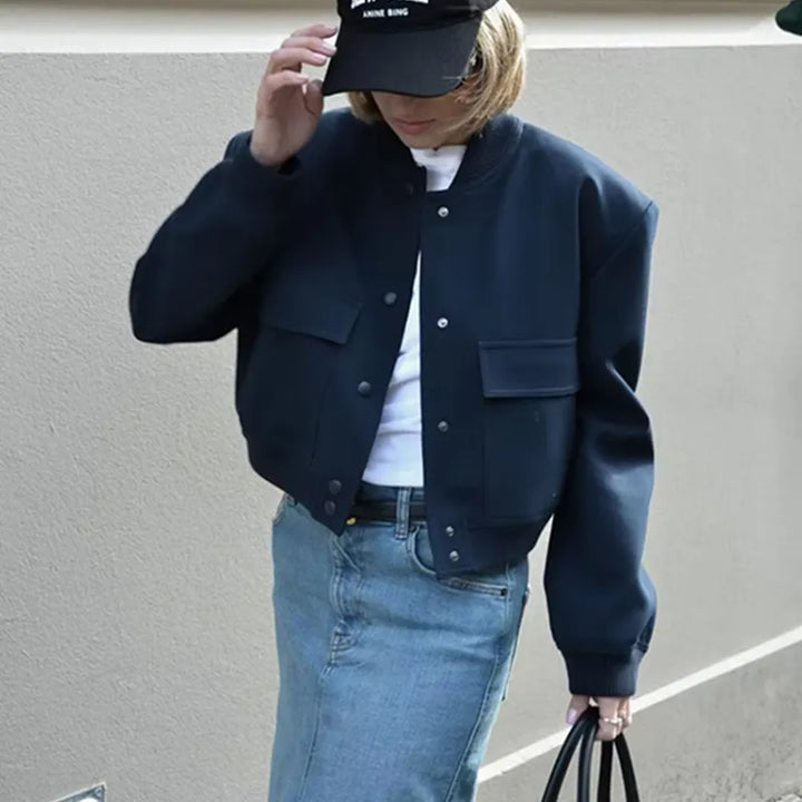 Evelyn - Giacca bomber casual corta