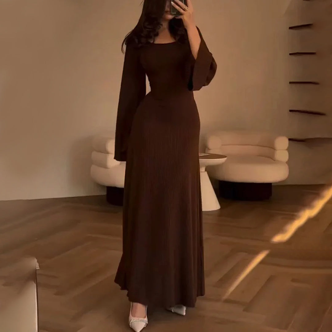 Mélodie - Robe en tricot - Élégante - Collection saisonnière de haute qualité - Idéale pour l'automne pour femmes