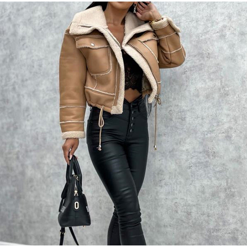 Gabriella - Retro warme Felljacke