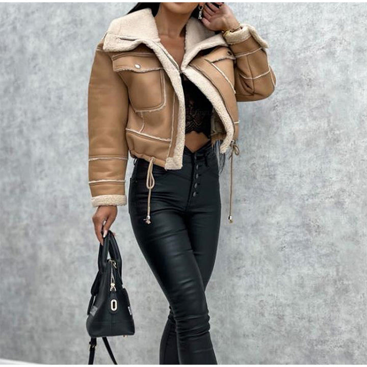Gabriella - Retro warme Felljacke